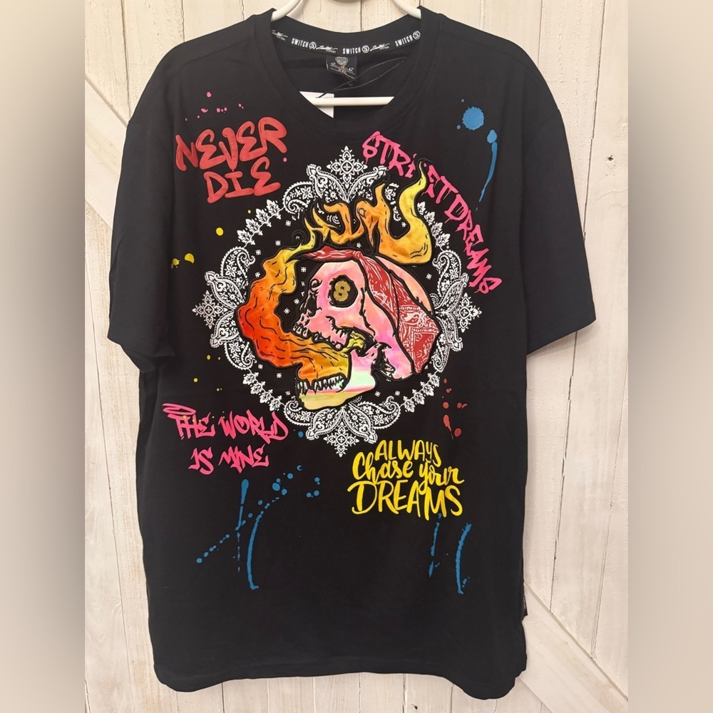Switch “Street Dreams” Limited Edition Graphic Tee
Size: XXL - New With Tag